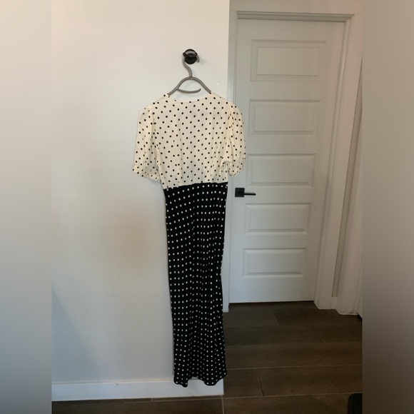 Women's Crepe Puff Short Sleeve Midi Dress - A New Day Size XS EUC - Picture 4 of 7